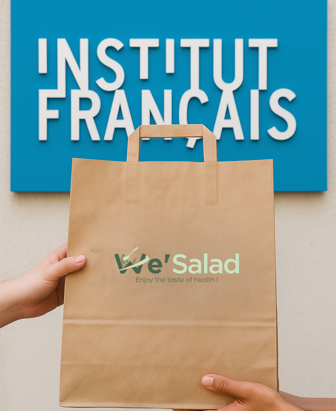 We'Salad livre l'Institut français de Rabat